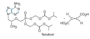 Struktur molekul tenofovir