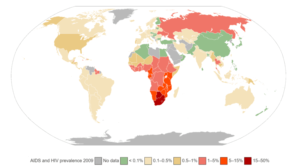 Data epidemi HIV dan AIDS tahun 2009