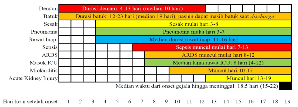 Perjalanan penyakit COVID-19 berat