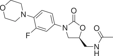 Struktur linezolid