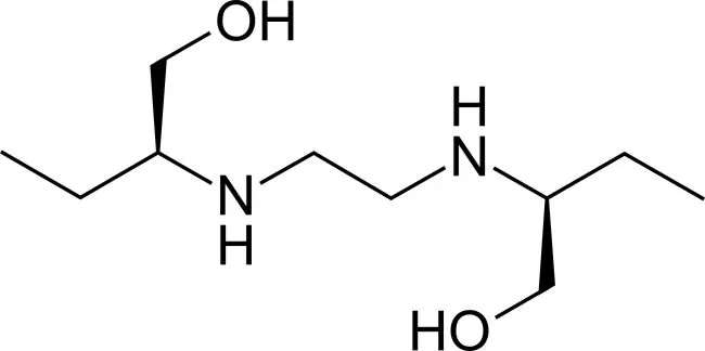 Struktur molekul ethambutol