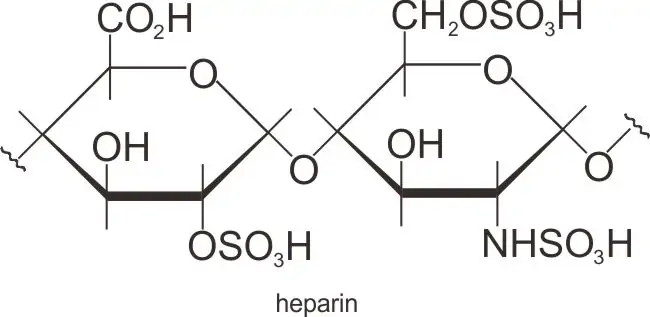 Struktur heparin, karbohidrat kompleks dengan fungsi khusus